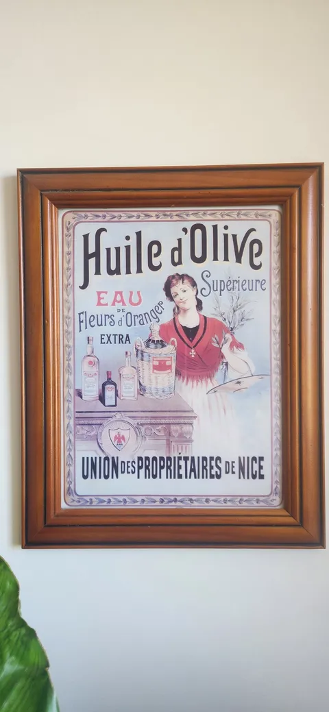 Une affiche ancienne dans le gîte