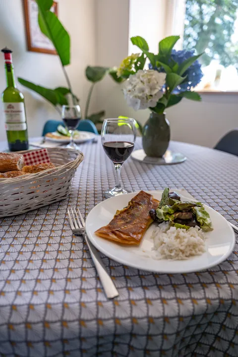 Le déjeuner au gîte