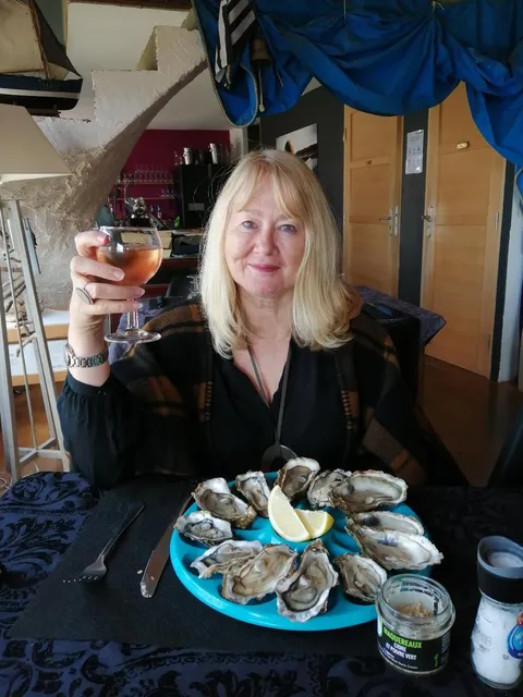 Dégustation d'huîtres avec Catherine