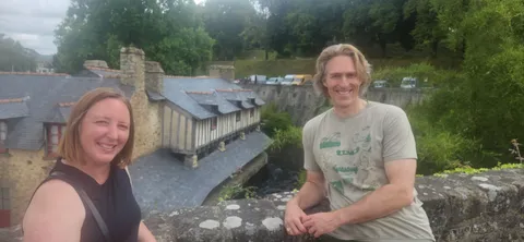Près d'un vieux lavoir