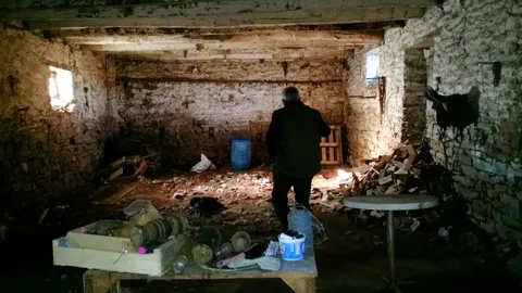 La longère avant la rénovation, autre vue
